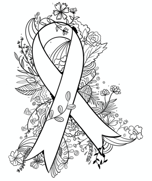 Cancer Awareness Coloring Pages